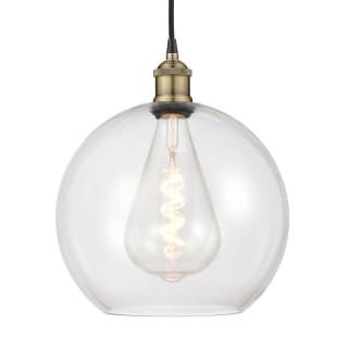 A thumbnail of the Innovations Lighting 616-1P-14-12 Athens Pendant Black Antique Brass / Clear