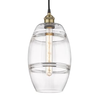 A thumbnail of the Innovations Lighting 616-1P 10 8 Vaz Pendant Black Antique Brass / Clear