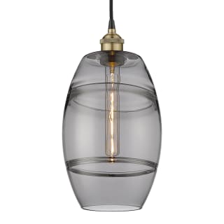 A thumbnail of the Innovations Lighting 616-1P 10 8 Vaz Pendant Black Antique Brass / Light Smoke