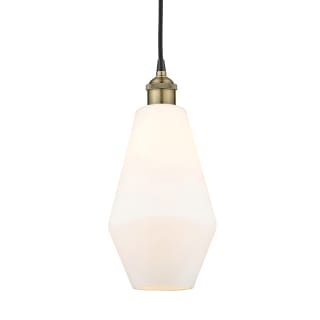 A thumbnail of the Innovations Lighting 616-1P-15-7 Cindyrella Pendant Black Antique Brass / Cased Matte White