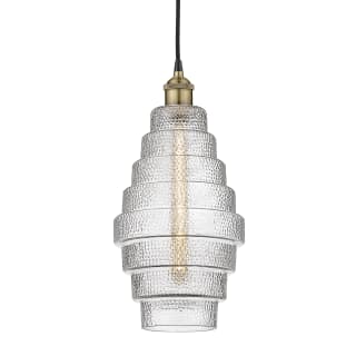 A thumbnail of the Innovations Lighting 616-1P-18-8 Cascade Pendant Black Antique Brass / Clear