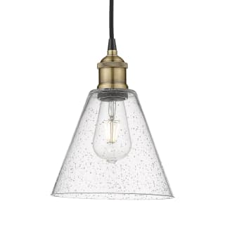 A thumbnail of the Innovations Lighting 616-1P-11-8 Berkshire Pendant Black Antique Brass / Seedy