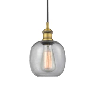A thumbnail of the Innovations Lighting 616-1P-10-6 Belfast Pendant Brushed Brass / Seedy