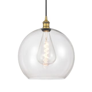 A thumbnail of the Innovations Lighting 616-1P-17-14 Athens Pendant Brushed Brass / Clear