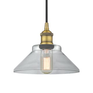 A thumbnail of the Innovations Lighting 616-1P-8-8 Orwell Pendant Brushed Brass / Clear