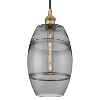 A thumbnail of the Innovations Lighting 616-1P 10 8 Vaz Pendant Brushed Brass / Light Smoke