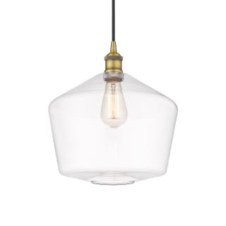 A thumbnail of the Innovations Lighting 616-1P-14-12 Cindyrella Pendant Brushed Brass / Clear