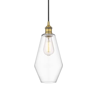 A thumbnail of the Innovations Lighting 616-1P-15-7 Cindyrella Pendant Brushed Brass / Clear