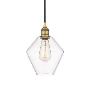 A thumbnail of the Innovations Lighting 616-1P-11-8 Cindyrella Pendant Brushed Brass / Clear