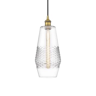 A thumbnail of the Innovations Lighting 616-1P-17-7 Windham Pendant Brushed Brass / Clear