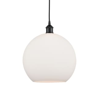 A thumbnail of the Innovations Lighting 616-1P-14-12 Athens Pendant Matte Black / Matte White