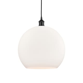 A thumbnail of the Innovations Lighting 616-1P-17-14 Athens Pendant Matte Black / Matte White