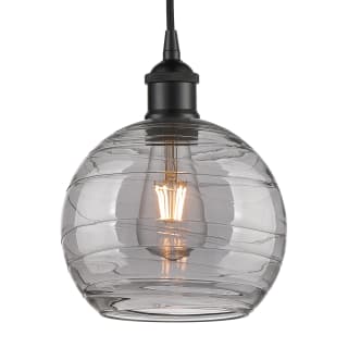 A thumbnail of the Innovations Lighting 616-1P 10 8 Athens Deco Swirl Pendant Matte Black / Light Smoke Deco Swirl