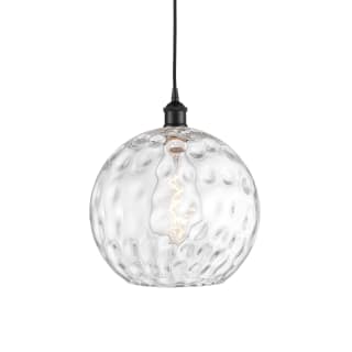 A thumbnail of the Innovations Lighting 616-1P-15-12 Athens Pendant Matte Black / Clear Water Glass