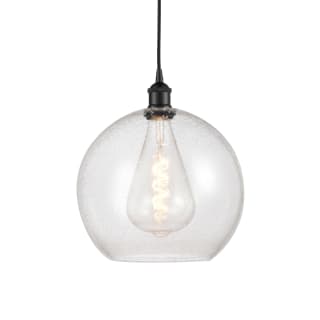 A thumbnail of the Innovations Lighting 616-1P-14-12 Athens Pendant Matte Black / Seedy