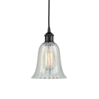 A thumbnail of the Innovations Lighting 616-1P-12-6 Hanover Pendant Matte Black / Mouchette