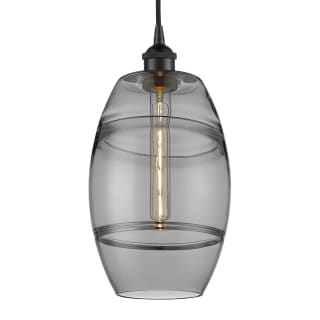 A thumbnail of the Innovations Lighting 616-1P 10 8 Vaz Pendant Matte Black / Light Smoke