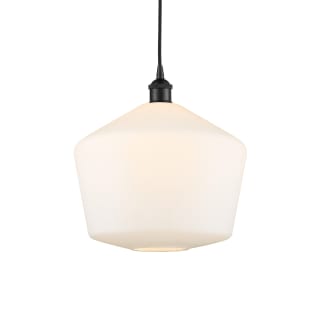 A thumbnail of the Innovations Lighting 616-1P-14-12 Cindyrella Pendant Matte Black / Cased Matte White