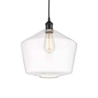 A thumbnail of the Innovations Lighting 616-1P-14-12 Cindyrella Pendant Matte Black / Clear