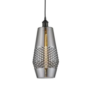 A thumbnail of the Innovations Lighting 616-1P-17-7 Windham Pendant Matte Black / Smoked