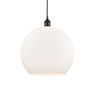 A thumbnail of the Innovations Lighting 616-1P-17-14 Athens Pendant Oil Rubbed Bronze / Matte White