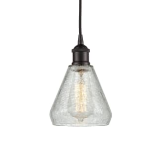 A thumbnail of the Innovations Lighting 616-1P-11-6 Conesus Pendant Oil Rubbed Bronze / Clear Crackle