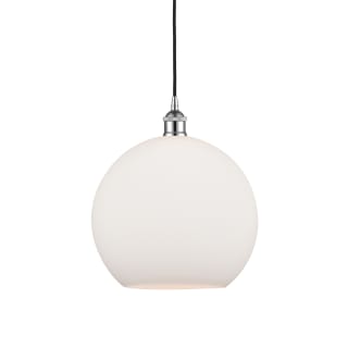 A thumbnail of the Innovations Lighting 616-1P-14-12 Athens Pendant Polished Chrome / Matte White