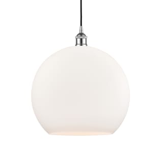 A thumbnail of the Innovations Lighting 616-1P-17-14 Athens Pendant Polished Chrome / Matte White