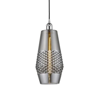 A thumbnail of the Innovations Lighting 616-1P-17-7 Windham Pendant Polished Chrome / Smoked