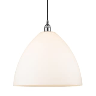 A thumbnail of the Innovations Lighting 616-1P-18-16 Edison Dome Pendant Polished Chrome / Matte White