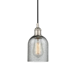 A thumbnail of the Innovations Lighting 616-1P-10-5 Caledonia Pendant Polished Nickel / Charcoal