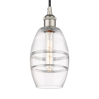 A thumbnail of the Innovations Lighting 616-1P 8 6 Vaz Pendant Polished Nickel / Clear