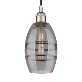 A thumbnail of the Innovations Lighting 616-1P 8 6 Vaz Pendant Polished Nickel / Light Smoke