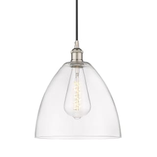 A thumbnail of the Innovations Lighting 616-1P-14-12 Edison Dome Pendant Polished Nickel / Clear
