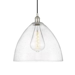 A thumbnail of the Innovations Lighting 616-1P-18-16 Edison Dome Pendant Polished Nickel / Seedy