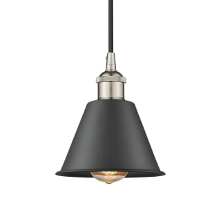 A thumbnail of the Innovations Lighting 616-1P-8-7 Smithfield Pendant Polished Nickel / Matte Black