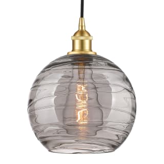 A thumbnail of the Innovations Lighting 616-1P 12 10 Athens Deco Swirl Pendant Satin Gold / Light Smoke Deco Swirl