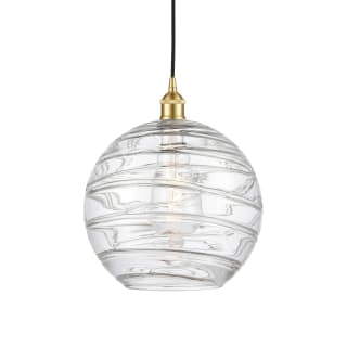 A thumbnail of the Innovations Lighting 616-1P-15-12 Athens Pendant Satin Gold / Clear Deco Swirl