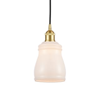 A thumbnail of the Innovations Lighting 616-1P-10-5 Ellery Pendant Satin Gold / White