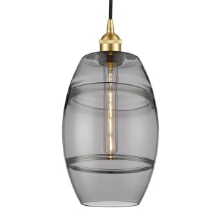 A thumbnail of the Innovations Lighting 616-1P 10 8 Vaz Pendant Satin Gold / Light Smoke