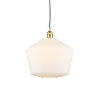 A thumbnail of the Innovations Lighting 616-1P-14-12 Cindyrella Pendant Satin Gold / Cased Matte White