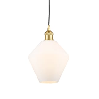 A thumbnail of the Innovations Lighting 616-1P-11-8 Cindyrella Pendant Satin Gold / Cased Matte White