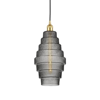 A thumbnail of the Innovations Lighting 616-1P-18-8 Cascade Pendant Satin Gold / Smoked