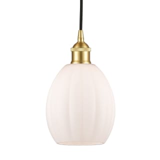 A thumbnail of the Innovations Lighting 616-1P-11-6 Eaton Pendant Satin Gold / Matte White