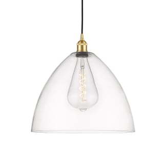 A thumbnail of the Innovations Lighting 616-1P-18-16 Edison Pendant Satin Gold / Clear