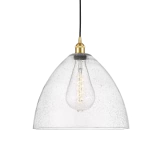 A thumbnail of the Innovations Lighting 616-1P-18-16 Edison Pendant Satin Gold / Seedy