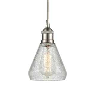 A thumbnail of the Innovations Lighting 616-1P-11-6 Conesus Pendant Brushed Satin Nickel / Clear Crackle