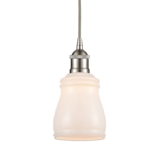 A thumbnail of the Innovations Lighting 616-1P-10-5 Ellery Pendant Brushed Satin Nickel / White