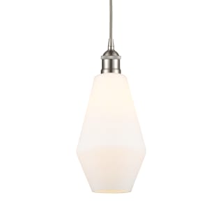 A thumbnail of the Innovations Lighting 616-1P-15-7 Cindyrella Pendant Brushed Satin Nickel / Cased Matte White