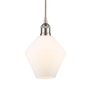 A thumbnail of the Innovations Lighting 616-1P-11-8 Cindyrella Pendant Brushed Satin Nickel / Cased Matte White